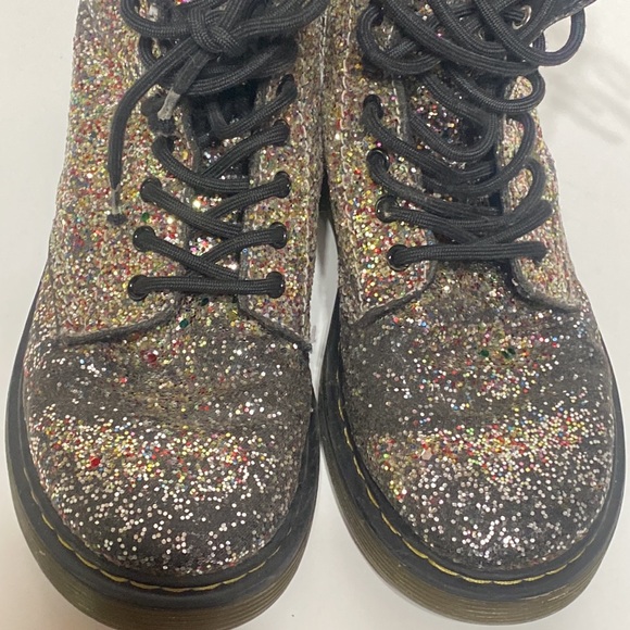 Dr. Martens 1460 Rainbow Glitter Boots - Picture 13 of 14
